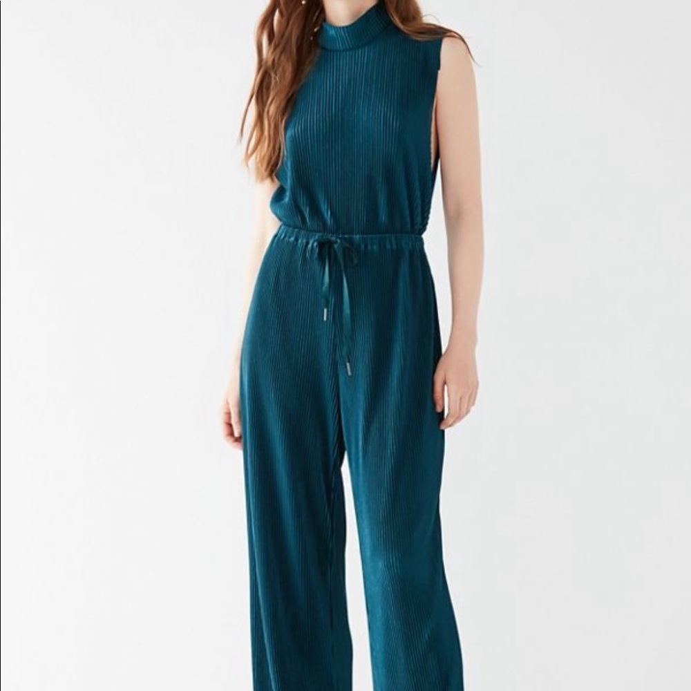 Eliza pleated jumpsuit